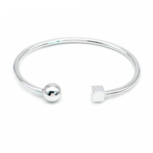 Pulsera de mujer plateado