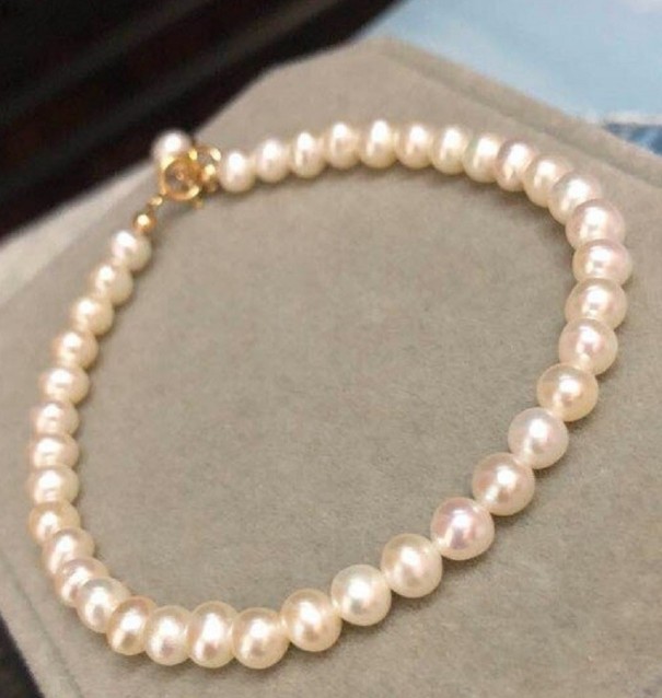 Pulsera de perlas para mujer A2436 19 cm 15
