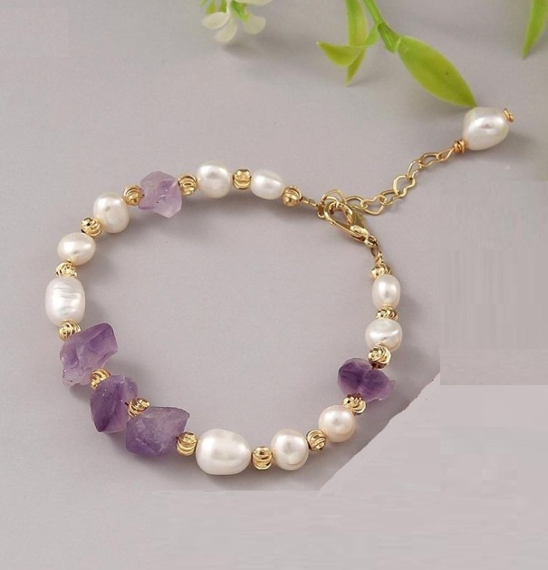 Pulsera de perlas para mujer H122 2