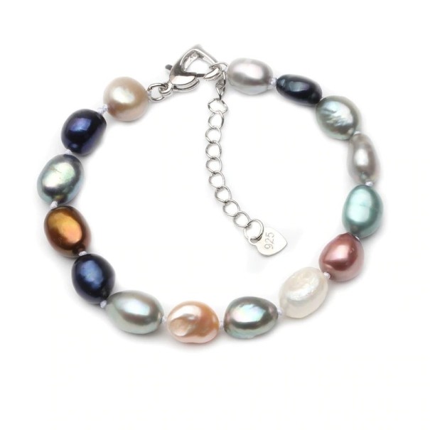 Pulsera de perlas para mujer P203 18 cm