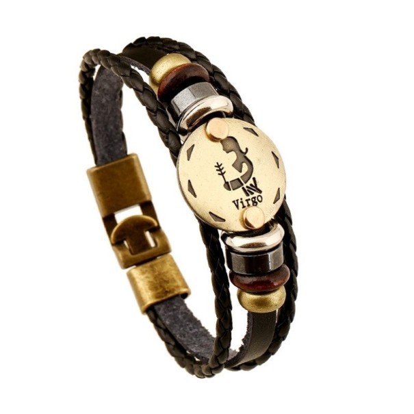 Pulsera de signo del zodiaco para hombre 7