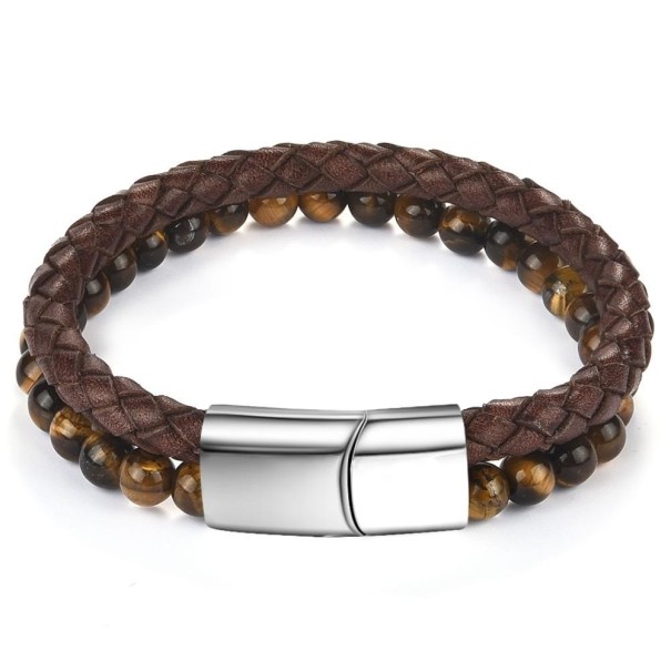 Pulsera doble de hombre H312 20,5 cm 2