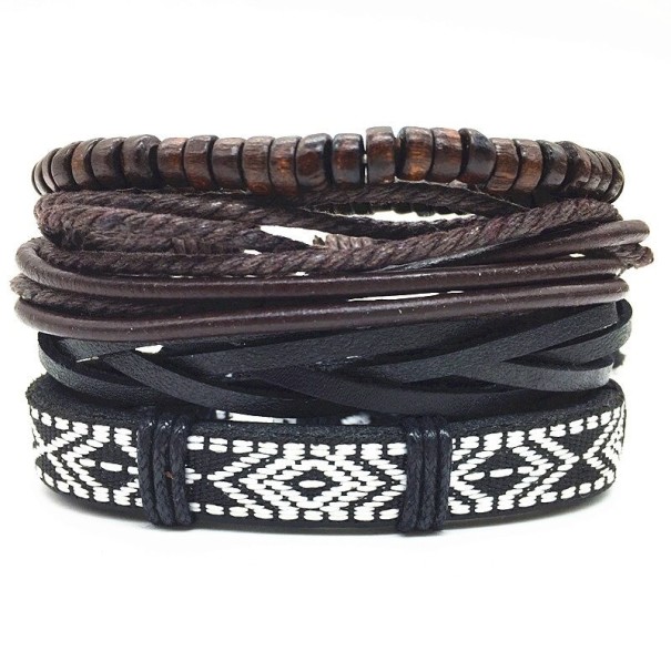 Pulsera multicapa 4 piezas 19
