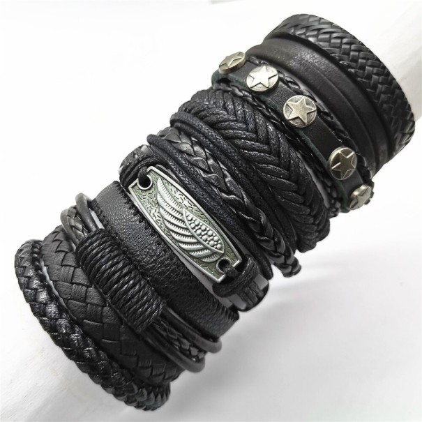 Pulsera multicapa para hombre 10 uds. 3