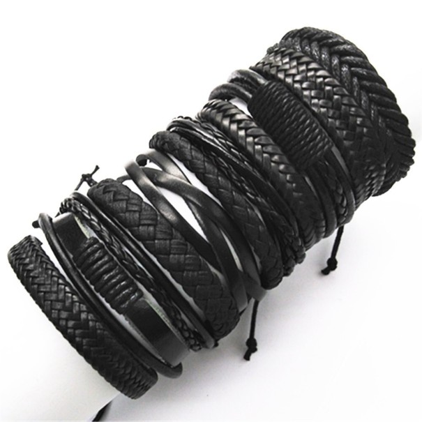 Pulsera multicapa para hombre 10 uds. 4