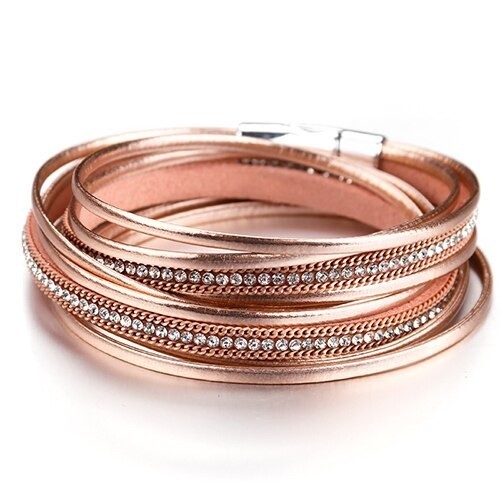 Pulsera multicapas mujer H251 5