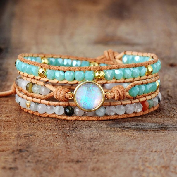 Pulsera multicapas mujer H426 2