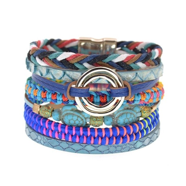 Pulsera multicapas mujer H434 17 cm 17