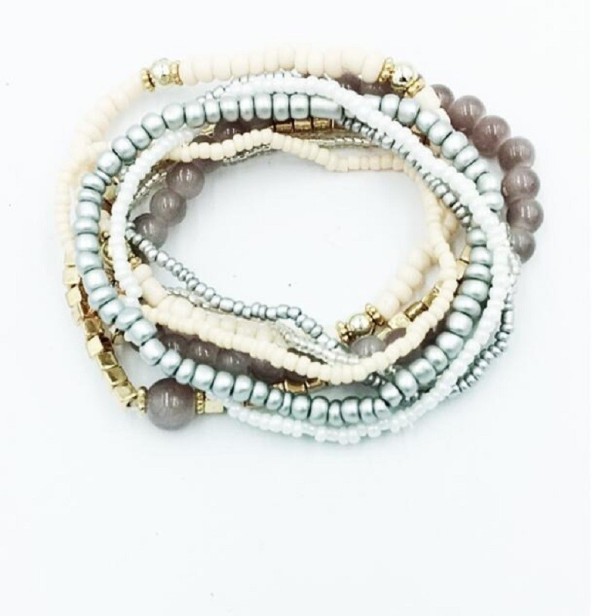 Pulsera multicapas mujer H670 2