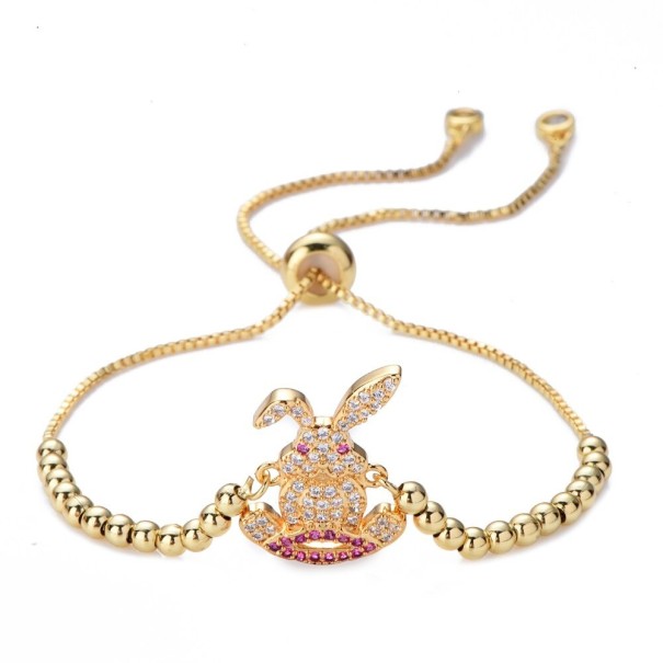 Pulsera pull-up mujer H489 dorado 7