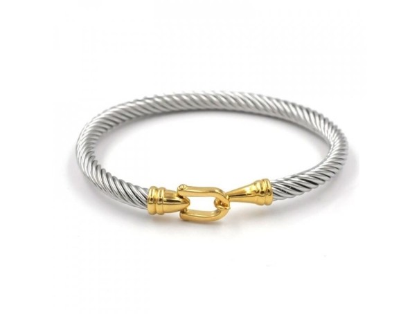 Pulsera sólida de mujer H599 5 mm 3