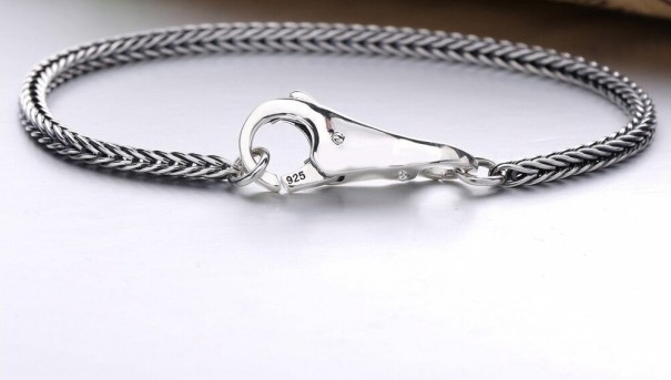Pulsera trenzada mujer H89 18 cm 9