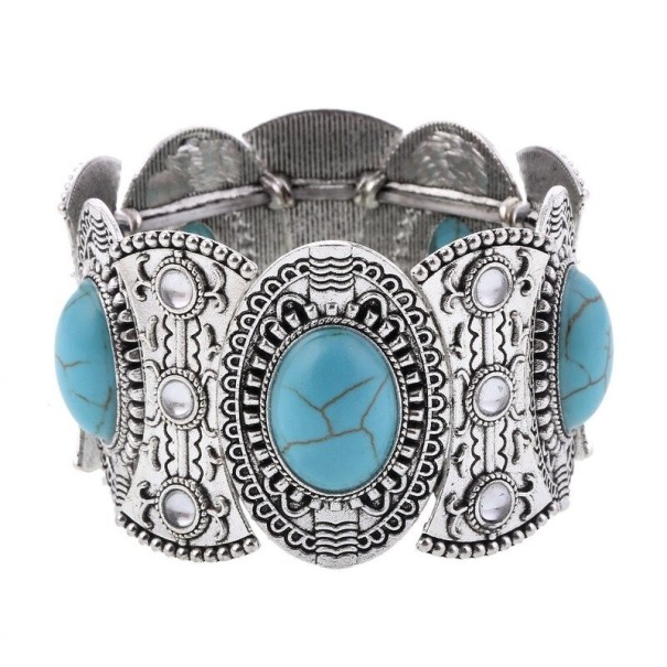 Pulsera vintage de mujer H555 blanco