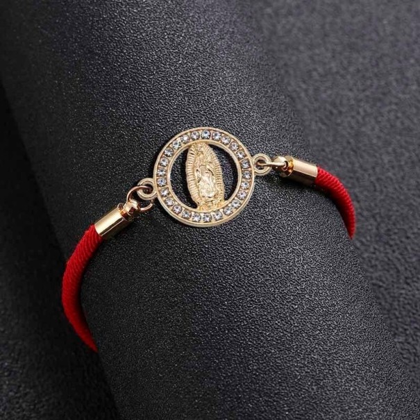 Pulsera Virgen María dorado 2