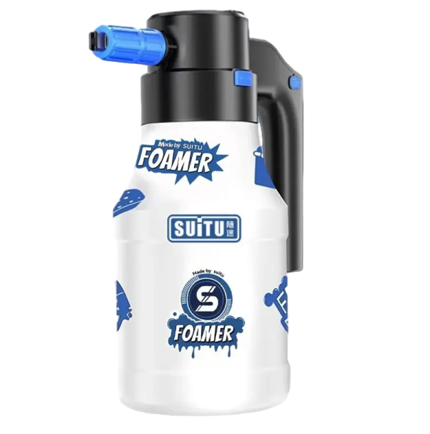 Pulvérisateur électrique à mousse pour le lavage de voiture 1,5 L Pulvérisateur à mousse avec pompe 2600 mAh 1