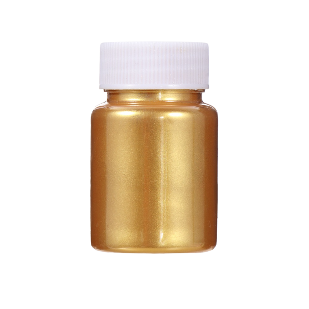Pulverkaka färg guld