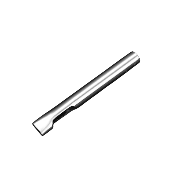 Punção de pele 4x12 mm Corte oval de aço para fabricação manual de pele, lona e borracha Ferramenta precisa para orifícios mais largos 1