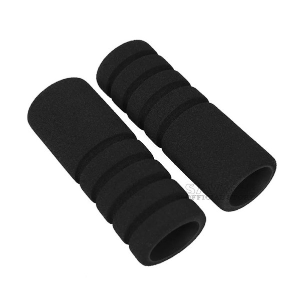 Punhos de espuma universais para guiadores de 22 mm com superfície antiderrapante em material NBR para motocross, dirt bike, trotinetes elétricas 1
