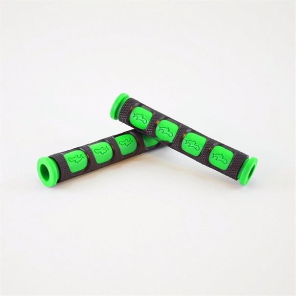 Punhos de guiador em silicone 2 pcs verde