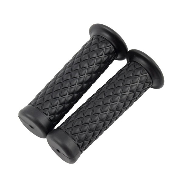 Punhos de guiador universais 125 x 24 x 34 mm Moto grip para Honda Suzuki Yamaha Kawasaki Scooters Acessórios para motociclos Cafe Racer preto