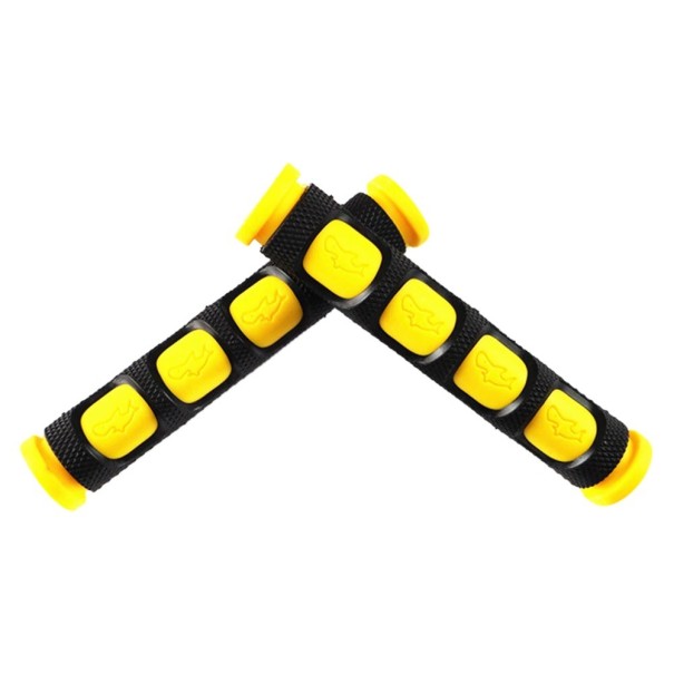 Puños de silicona para manillar, 2 unidades, A1855 amarillo