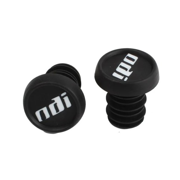 Puños y tapones para manillar de bicicleta de 28 x 20,5 mm, antideslizantes, con extremos de colores, para BMX, MTB, Dh, Fr, 1 par de manillares de bicicleta de equilibrio con montaje fijo negro