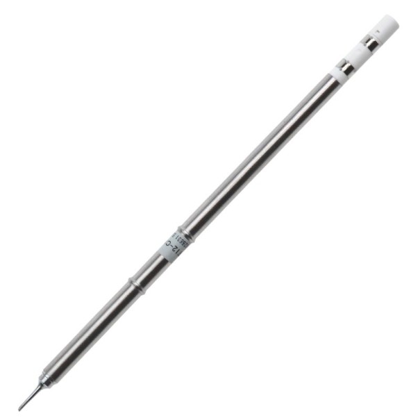Punta para soldador Cabezal de soldadura Punta de soldadura para soldador eléctrico Punta de soldadura de repuesto T12 13,9 x 0,1 cm 1