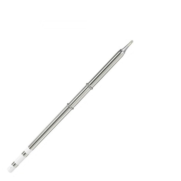 Punta para soldador Cabezal de soldadura Punta de soldadura para soldador eléctrico Punta de soldadura de repuesto T12 13,9 x 0,2 cm 1