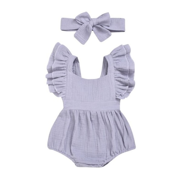 Puntos infantiles N846 gris 6-12 meses