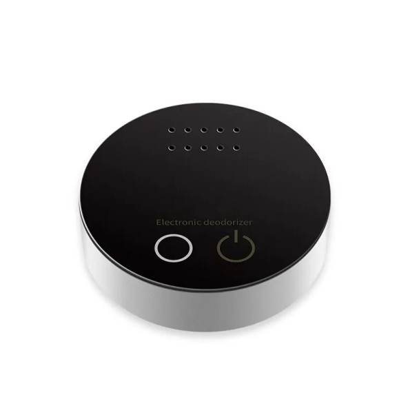 Purificador de ar electrónico portátil para esterilização Aparelho para desodorização e desinfecção Purificador de ar inteligente para casa de banho 8,5 x 8,5 x 2,2 cm 1