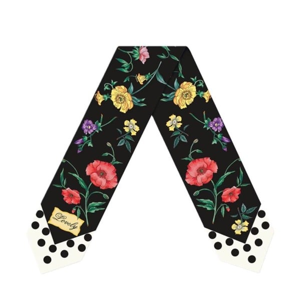 Púrpura ligero pañuelo estrecho para mujer 88 x 11 cm Pañuelo delgado para el cabello y el cuello Diadema para damas Accesorio para el bolso Todo 1