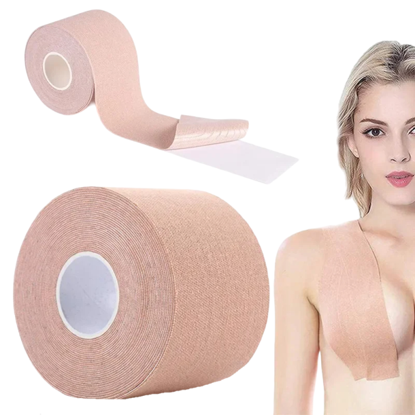 Push up lepiaca páska na prsia v telovej farbe Lift tape 5 mx 3,8 cm 1