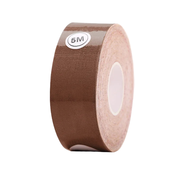 Push up -rintateippi Nostoteippi 5 m x 3,8 cm ruskea