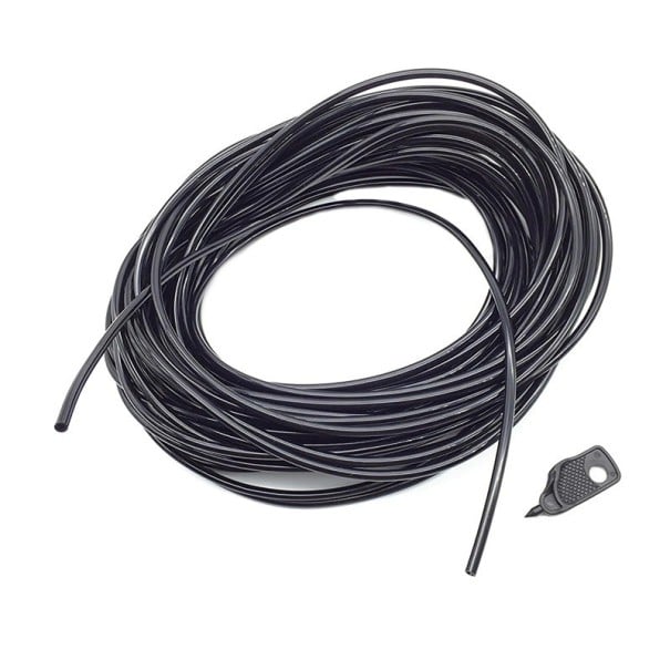 Puutarhan kasteluletku 10 m PVC 3,5 mm rei'ittimellä kukkien, nurmikoiden, kukkapenkkien, kasvihuoneiden ja parvekkeiden tippumiseen 1