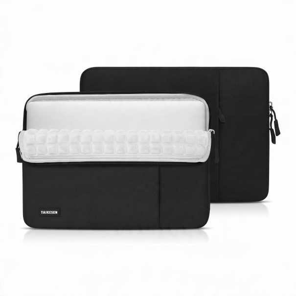 Puzdro na notebook 13,6 až 14,2 palca S plyšovou výstelkou proti nárazom 35 x 26 x 3 cm Polyester Pre MacBook Air i Pro čierna