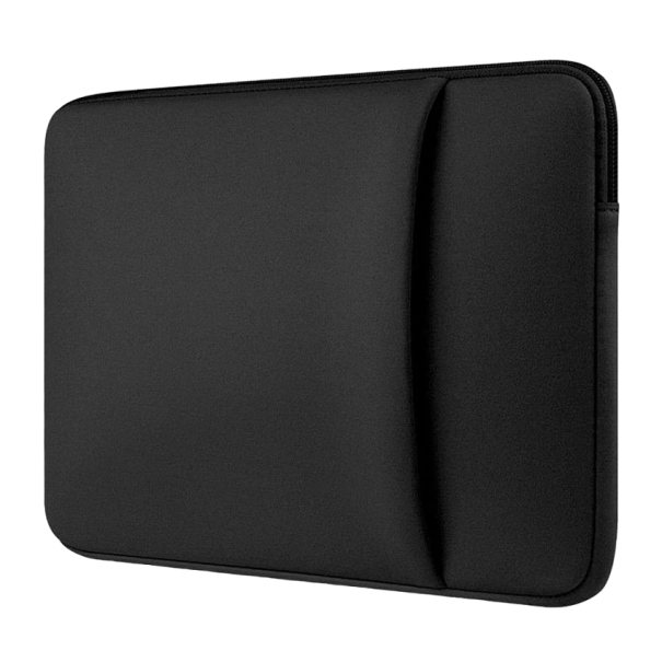 Puzdro na notebook s postranným vreckom pre MacBook, HP, Xiaomi, Dell 17 palcov, 41,5 x 30 x 1,5 cm čierna