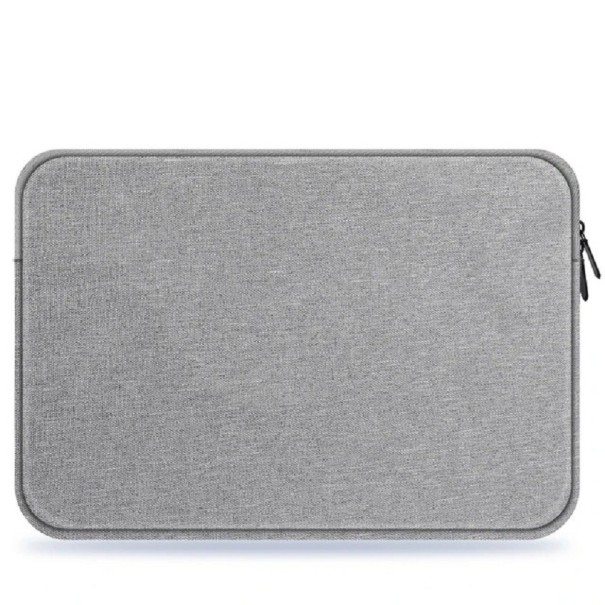 Puzdro na notebook so zipsom pre MacBook, Xiaomi, HP, Dell, Acer 15,6 palcov, 40 x 29,5 x 2 cm svetlo sivá