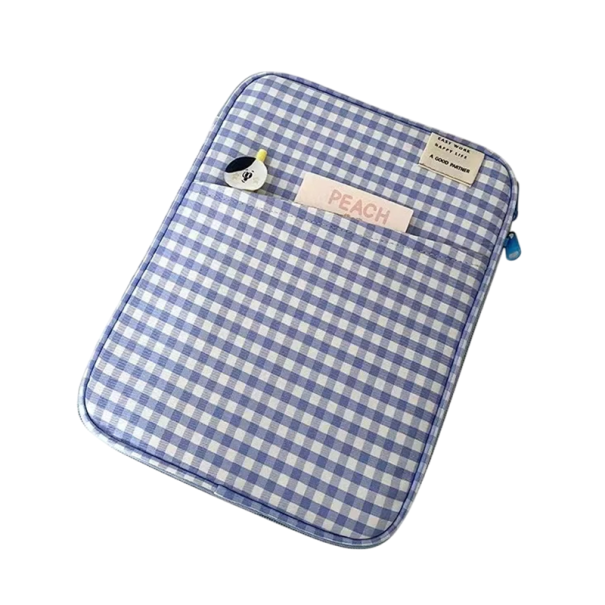 Puzdro na tablet 13-14 palcov Ochranný obal na iPad Air Polstrované puzdro na zips Elegantný dizajn Neutrálne farby Prenosné riešenie modrá