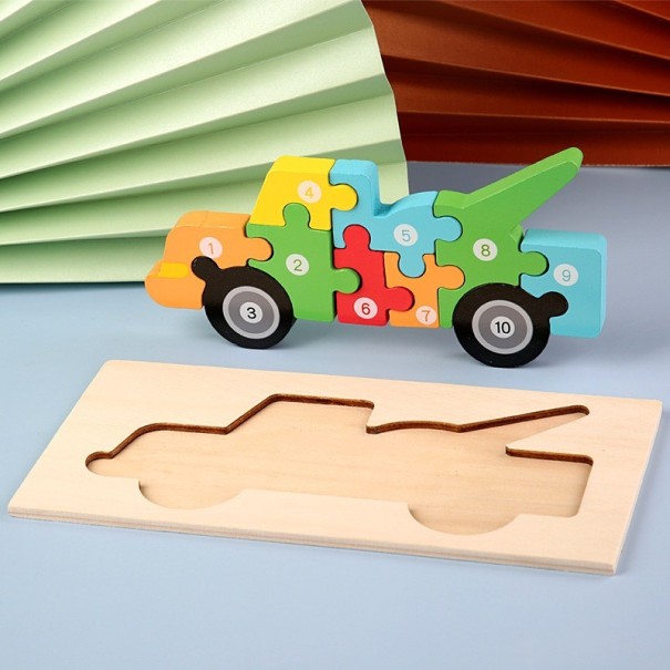 Puzzle de madera con inserto Z192 1