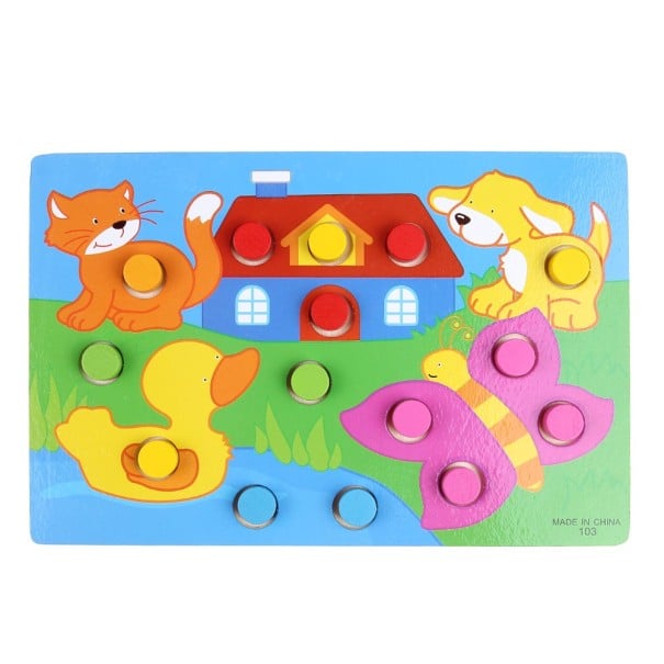 Puzzle din lemn pentru copii J626 2
