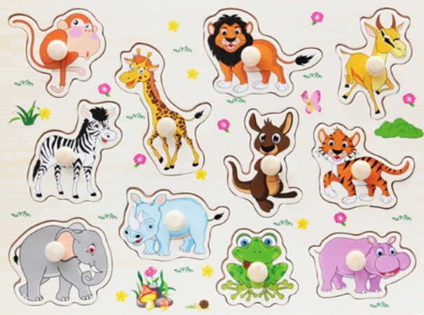 Puzzle din lemn pentru copii legler J582 5