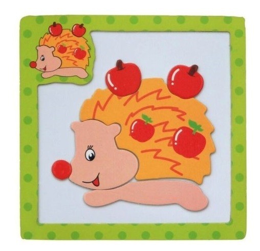 Puzzle educativ din lemn pentru copii J631 3