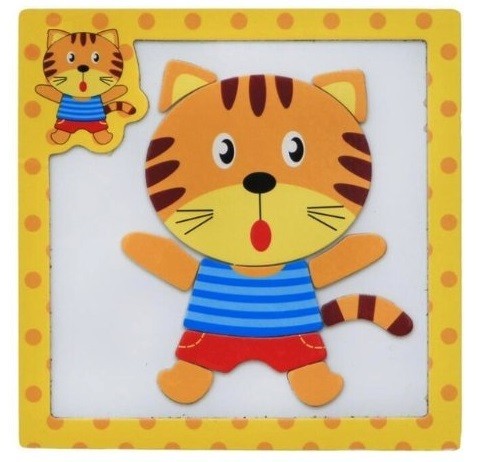 Puzzle educativo de madera para niños J631 11