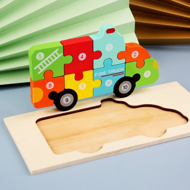 Puzzle en bois à encastrer Z192 5