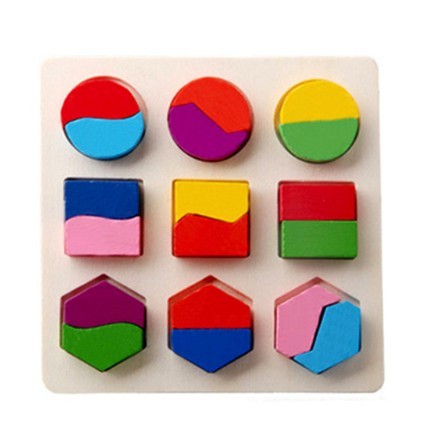 Puzzle - Geometrické tvary 2