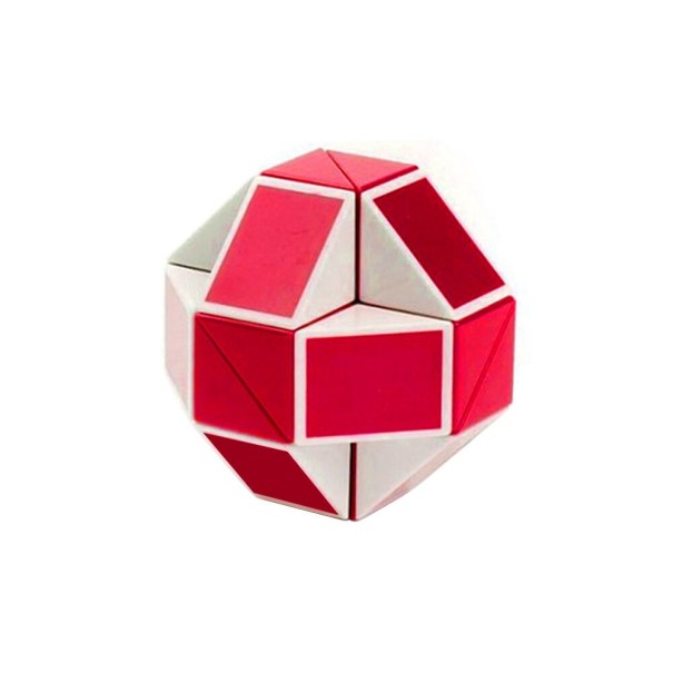 Puzzle składany wąż czerwony