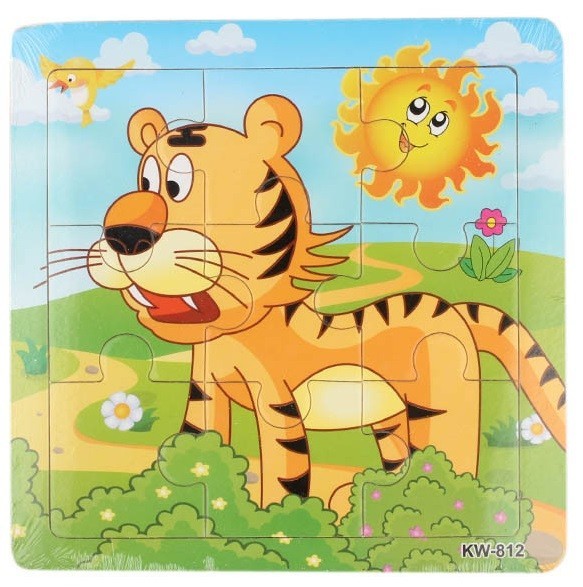 Puzzle-uri pentru copii - Animale un tigru