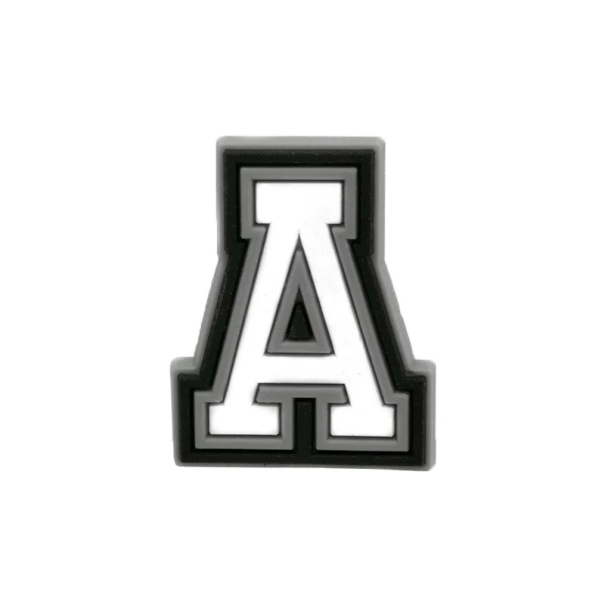 PVC Shoe Charm Crocs in the Shape of Letter A Decorative Ornament for Children's and Adults' Slippers Stylish Accessory Made of Soft Material 1