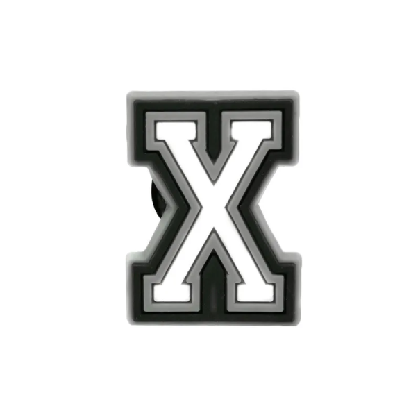 PVC sleutelhanger voor Crocs schoenen Letter X Decoratieve versiering voor kinder- en volwassen schoenen Kleurrijke accessoire voor personalisatie 1