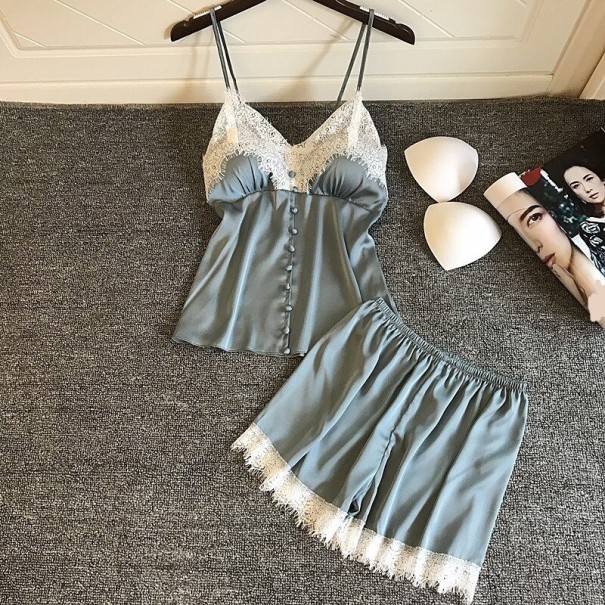 Pyjama Femme P3036 bleu clair L